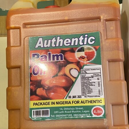Authentic Palm Oil 4L