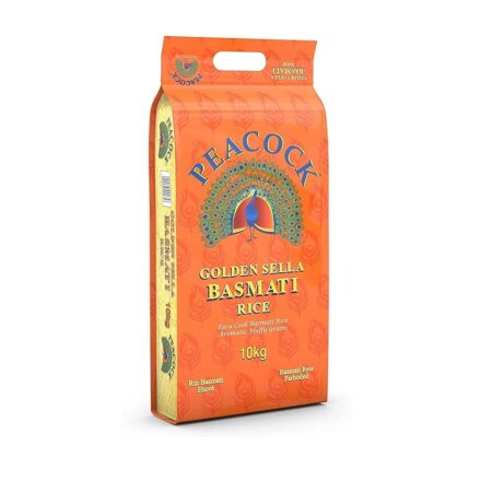 Peacock Golden Sella Basmati Rice 10kg