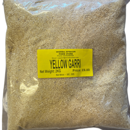 Yellow Garri 2kg (Wonda African Food Store)