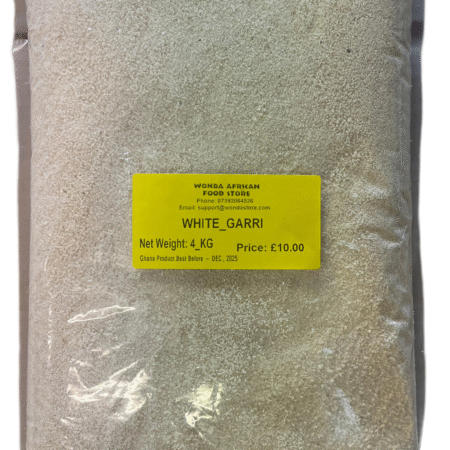 White Garri 4kg (Wonda African Food Store)