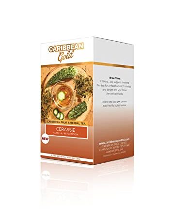 Caribbean Gold Carribean Fruit & Herbal Tea 31.5g (18 tea sachets) Corella/bitter melon