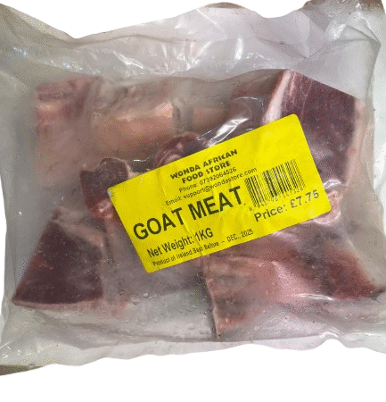 Goat Meat 1kg (Wonda African Food Store)