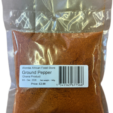 Ground Pepper 140g (Wonda African Food Store)