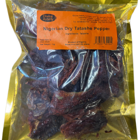 Divine Astelly Nigerian Dry Tatashe Pepper 70g