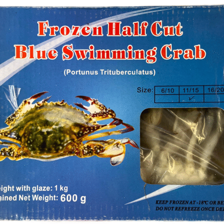 Frozen Half Cut Swimming Crab 1kg